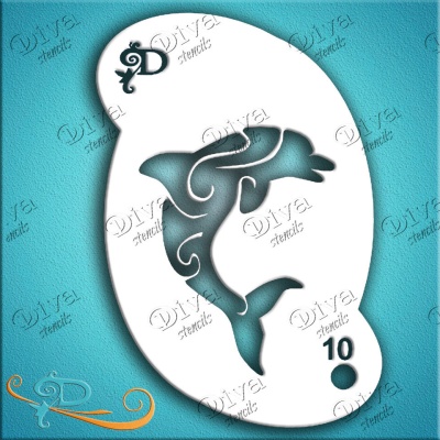 Classic - 10 - Dolphin swirl