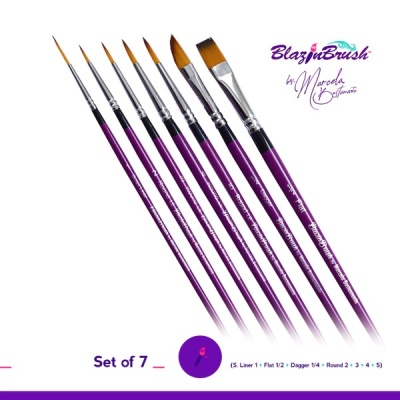 Set van 7 penselen (limited edition)
