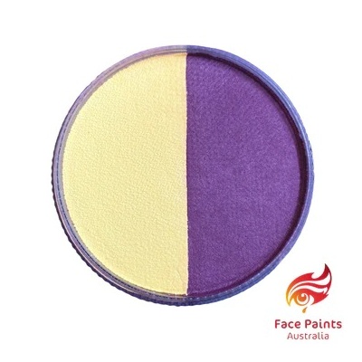 50/50 - Lemon Chiffon / Burgundy