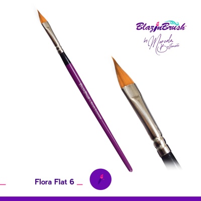 Flora Flat #6 penseel