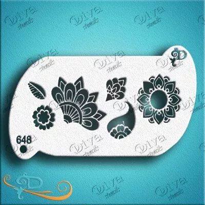 Forehead - 648 - Henna bits