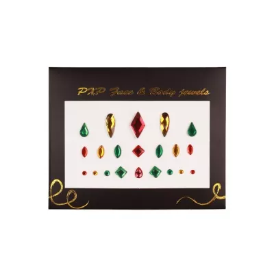 Body Jewels - Red, Yellow, Green - B