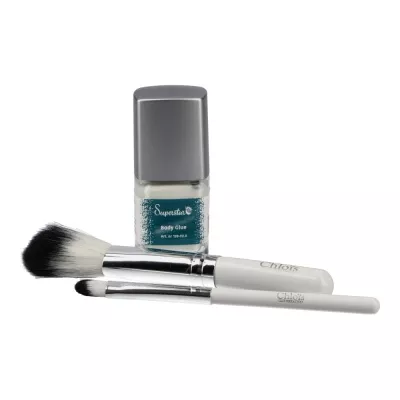 Luxe Penselen & Body Glue set voor Glitter Tattoo