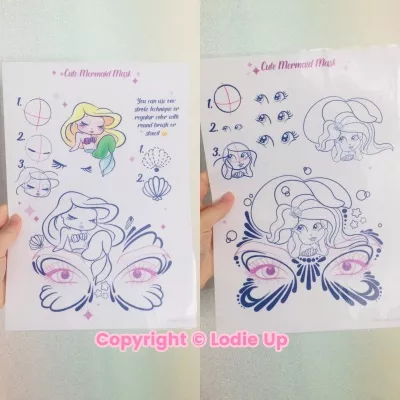 LODIEUP - Practice board to download - Mermaid