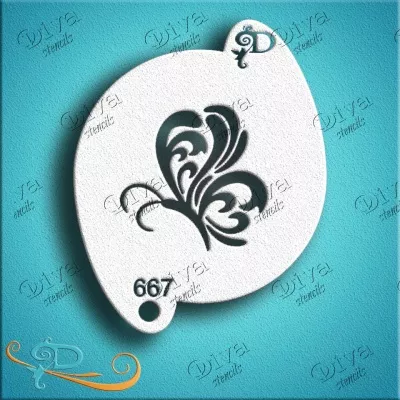 Small - 667 - Teardrop Butterfly