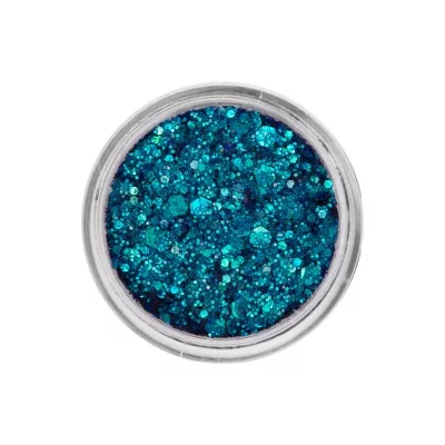 Chunky Glitter Cream - Peacock Blue
