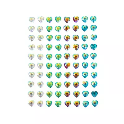 Strass - Heart - Multicolor