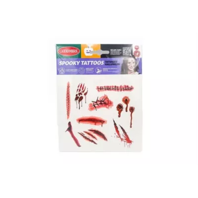 Fantasie Halloweentattoos - Scars