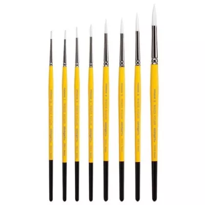 Ronde penseel - Premium White Nylon - 7950